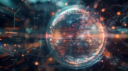 circular technology background