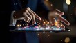 © irawan - businessman with futuristic technology