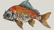 © LofiAnimations - Colored illustration of fish drawing collection. fish. Illustrations