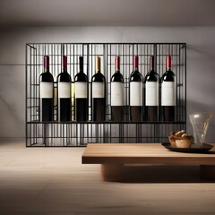 Sticker - Set of wine cellar splashes with wine barrels2