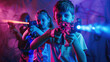 © Thanos - Children Having a Blast in Action-Packed Game with Laser Gun