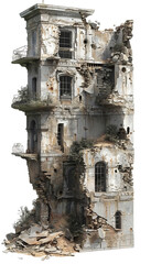 Canvas Print - old ruin building