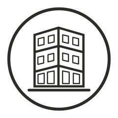 Sticker - Apartment, building, corporation icon