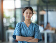 Strength and serenity, Asian nursing star