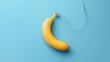 © Suphat - A playful image of a banana used as a telephone, blending humor and creativity, perfect for quirky marketing or innovative communication themes