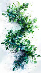 Canvas Print - Explore Genetic Engineering Solutions for Nutrient-Rich and Resilient Crops in Vibrant Botanical Imagery