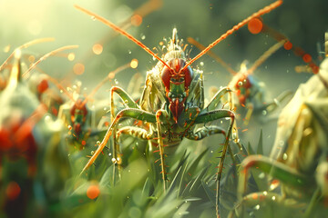 Poster - Resilient Grasshopper Confronting Agricultural Challenges with Strategic Pest Control Tactics