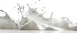 © diwek - Abstract splash of white milk on white background