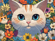 © Taslima - International cat day generative AI.