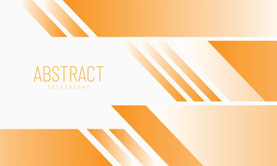 Aufkleber - abstract orange white gradient shape background vector illustration.