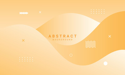 Poster - abstract orange white gradient shape background for wallpaper, poster, flyer design.