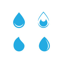 Wall Mural - Water drop illustration logo vector design