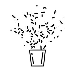 Confetti icon, celebration icon, birthday icon, party icon, anniversary icon, event icon, holiday icon, ceremony icon, festival icon, greeting icon, exploding icon, Christmas icon, festive icon,party,