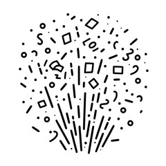Confetti icon, celebration icon, birthday icon, party icon, anniversary icon, event icon, holiday icon, ceremony icon, festival icon, greeting icon, exploding icon, Christmas icon, festive icon,party,