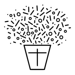 Confetti icon, celebration icon, birthday icon, party icon, anniversary icon, event icon, holiday icon, ceremony icon, festival icon, greeting icon, exploding icon, Christmas icon, festive icon,party,