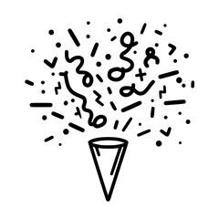 Confetti icon, celebration icon, birthday icon, party icon, anniversary icon, event icon, holiday icon, ceremony icon, festival icon, greeting icon, exploding icon, Christmas icon, festive icon,party,