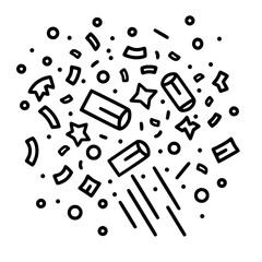 Confetti icon, celebration icon, birthday icon, party icon, anniversary icon, event icon, holiday icon, ceremony icon, festival icon, greeting icon, exploding icon, Christmas icon, festive icon,party,