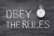 obey the rules watch