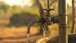 © Thanthara - Macro shot of a hand-operated water pump in a rural area, focusing on simple yet effective energy solutions for daily needs.