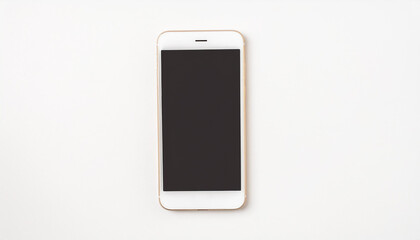 Poster - Mock up of a smartphone on white background