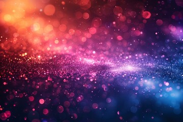 Poster - A mesmerizing display of bokeh lights creating a dreamlike piece of vibrant colors smoothly blended to evoke a fantasy-like ambiance