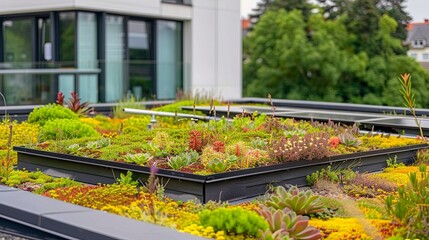 a rooftop garden is a great way to add greenery to your home and the environment.