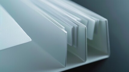 Poster - Close up of papers on table, perfect for office or education concepts