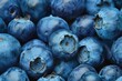 A bunch of ripe blueberries on a white, close-up. Isolated.. Beautiful simple AI generated image in 4K, unique.