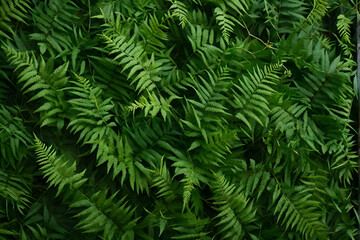  Vibrant green ferns. Perfect for nature themes, wallpapers, and eco-friendly projects