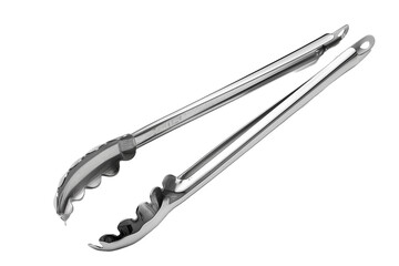 Metal Tongs - Isolated on White Transparent Background, PNG
