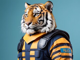 tiger policeman