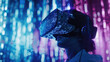 © Wararat - Abstract technology industry, virtual reality unfolds as a canvas for immersive experiences, blurring the boundaries between the physical and digital worlds.