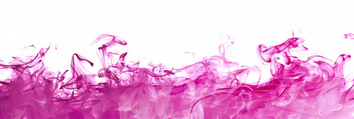 Poster - texture of pink fire on white background, flame, pink fire with smoke on white background.. fire in 