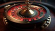 casino roulette table.