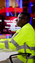 Poster - Warehouse Worker Confused With Malware Attack