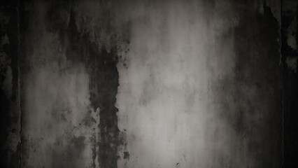 Old Gray vintage grunge dirty texture background, distressed weathered worn surface horror theme dark black paper Background