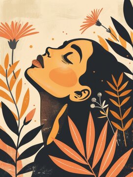 Inspirational quote illustrations with decorative typography and accompanying imagery for motivational content.
