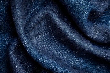 Aufkleber - Blue denim Fabric texture background