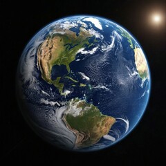 Wall Mural - Planet earth in space