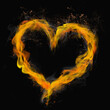 Flammen Herz 1