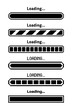 © David - loading vector set. loading bar