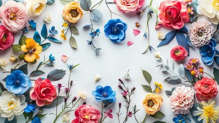 Poster - Flowers Adorning Wall
