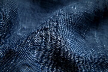 Aufkleber - Close Up View of Blue denim Fabric