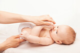 Fototapeta  - Infant development exercise