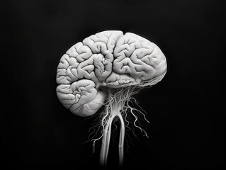 3d rendered illustration of human brain