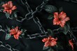 Chains and flowers, black background, Juneteenth, end of slavery, Freedom Day.