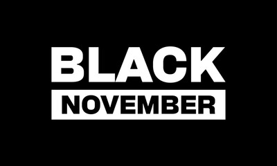 Wall Mural - black november