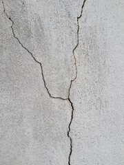 Canvas Print - cracked concrete texture with cracks and scratches