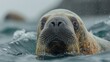 Atlantic walruses sparring Genrative AI