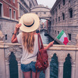 Travel destination, tour tourism in Italy, Europe, Venice